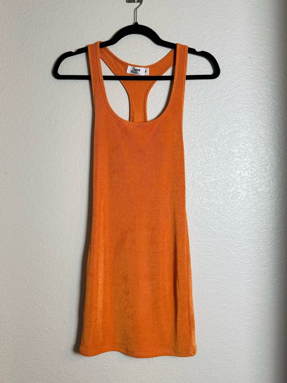 Tiger Mist Orange Mini Dress